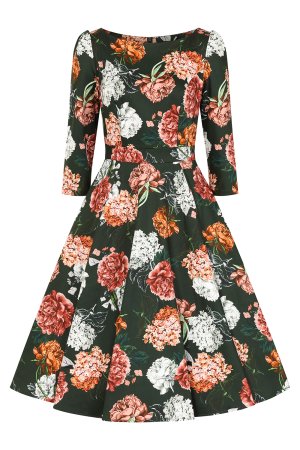 Paige Floral Swing Dress in Extended Sizing